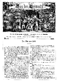 Aus der Heimath. Ein naturwissenschaftliches Volksblatt, 1859, No. 6.