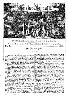 Aus der Heimath. Ein naturwissenschaftliches Volksblatt, 1859, No. 7.