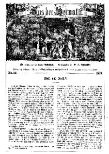 Aus der Heimath. Ein naturwissenschaftliches Volksblatt, 1859, No. 10.