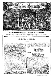 Aus der Heimath. Ein naturwissenschaftliches Volksblatt, 1859, No. 11.