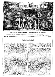 Aus der Heimath. Ein naturwissenschaftliches Volksblatt, 1859, No. 13.