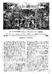 Aus der Heimath. Ein naturwissenschaftliches Volksblatt, 1859, No. 20.