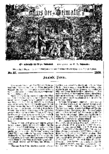 Aus der Heimath. Ein naturwissenschaftliches Volksblatt, 1859, No. 27.