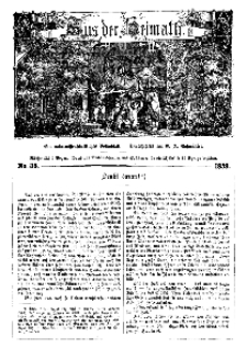 Aus der Heimath. Ein naturwissenschaftliches Volksblatt, 1859, No. 38.