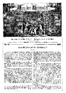 Aus der Heimath. Ein naturwissenschaftliches Volksblatt, 1859, No. 40.