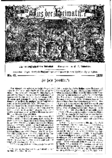 Aus der Heimath. Ein naturwissenschaftliches Volksblatt, 1859, No. 41.