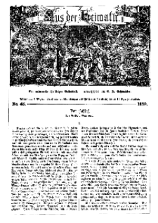Aus der Heimath. Ein naturwissenschaftliches Volksblatt, 1859, No. 46.