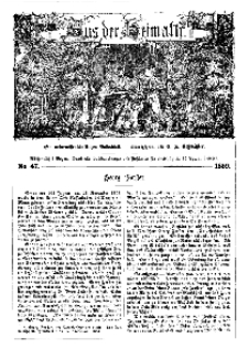 Aus der Heimath. Ein naturwissenschaftliches Volksblatt, 1859, No. 47.