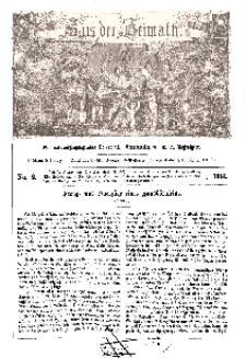 Aus der Heimath. Ein naturwissenschaftliches Volksblatt, 1861, No. 2.