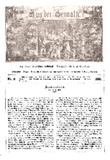 Aus der Heimath. Ein naturwissenschaftliches Volksblatt, 1861, No. 9.