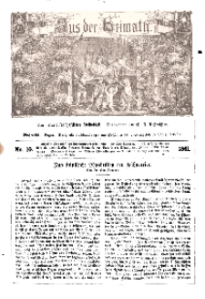 Aus der Heimath. Ein naturwissenschaftliches Volksblatt, 1861, No. 10.