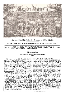 Aus der Heimath. Ein naturwissenschaftliches Volksblatt, 1861, No. 21.