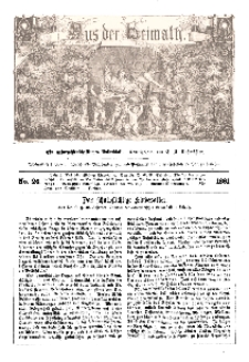 Aus der Heimath. Ein naturwissenschaftliches Volksblatt, 1861, No. 26.
