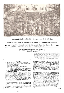 Aus der Heimath. Ein naturwissenschaftliches Volksblatt, 1861, No. 28.