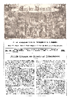 Aus der Heimath. Ein naturwissenschaftliches Volksblatt, 1861, No. 35.