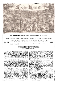 Aus der Heimath. Ein naturwissenschaftliches Volksblatt, 1861, No. 38.