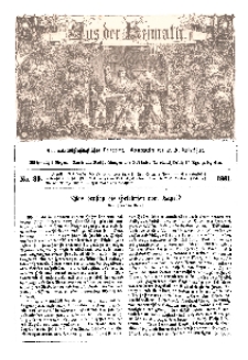 Aus der Heimath. Ein naturwissenschaftliches Volksblatt, 1861, No. 39.