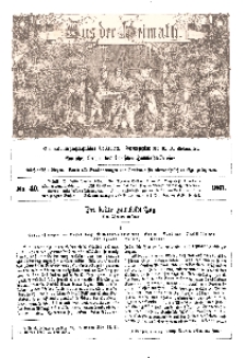 Aus der Heimath. Ein naturwissenschaftliches Volksblatt, 1861, No. 40.