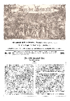 Aus der Heimath. Ein naturwissenschaftliches Volksblatt, 1861, No. 42.