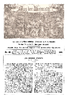 Aus der Heimath. Ein naturwissenschaftliches Volksblatt, 1861, No. 45.