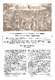 Aus der Heimath. Ein naturwissenschaftliches Volksblatt, 1861, No. 46.