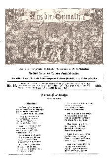 Aus der Heimath. Ein naturwissenschaftliches Volksblatt, 1861, No. 52.
