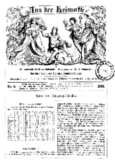 Aus der Heimath. Ein naturwissenschaftliches Volksblatt, 1862, No. 6.