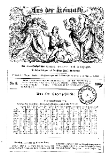 Aus der Heimath. Ein naturwissenschaftliches Volksblatt, 1862, No. 8.