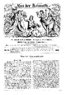 Aus der Heimath. Ein naturwissenschaftliches Volksblatt, 1862, No. 16.