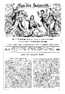 Aus der Heimath. Ein naturwissenschaftliches Volksblatt, 1862, No. 17.