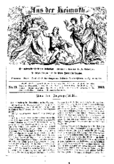 Aus der Heimath. Ein naturwissenschaftliches Volksblatt, 1862, No. 19.