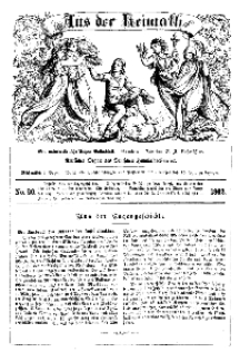 Aus der Heimath. Ein naturwissenschaftliches Volksblatt, 1862, No. 20.