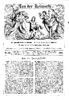 Aus der Heimath. Ein naturwissenschaftliches Volksblatt, 1862, No. 22.