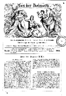 Aus der Heimath. Ein naturwissenschaftliches Volksblatt, 1862, No. 25.