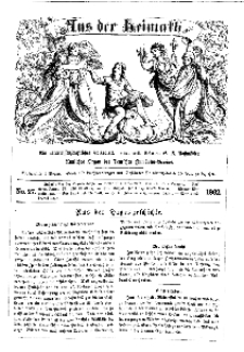 Aus der Heimath. Ein naturwissenschaftliches Volksblatt, 1862, No. 27.