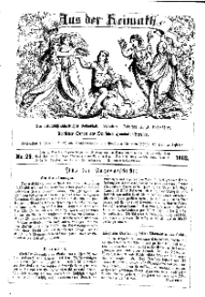 Aus der Heimath. Ein naturwissenschaftliches Volksblatt, 1862, No. 29.