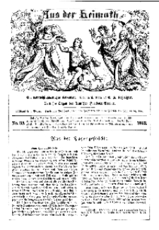 Aus der Heimath. Ein naturwissenschaftliches Volksblatt, 1862, No. 35.