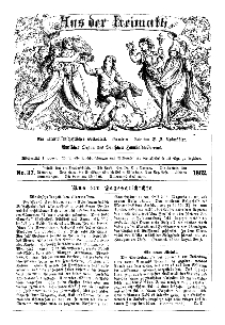 Aus der Heimath. Ein naturwissenschaftliches Volksblatt, 1862, No. 37.