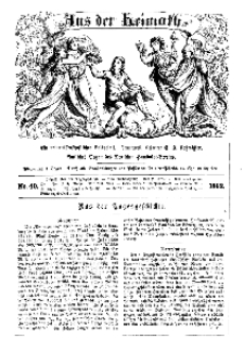 Aus der Heimath. Ein naturwissenschaftliches Volksblatt, 1862, No. 40.