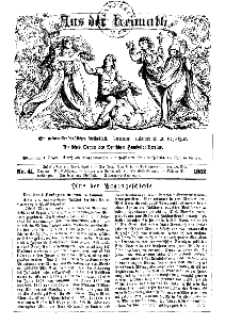 Aus der Heimath. Ein naturwissenschaftliches Volksblatt, 1862, No. 41.