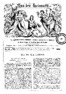 Aus der Heimath. Ein naturwissenschaftliches Volksblatt, 1862, No. 44.
