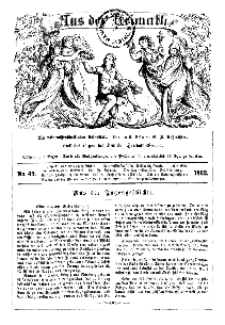 Aus der Heimath. Ein naturwissenschaftliches Volksblatt, 1862, No. 49.