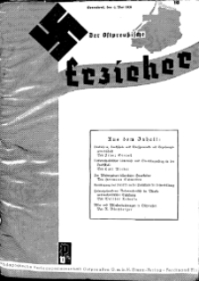 Der Ostpreussische Erzieher : das Schullandheim , 1935, H. 18.