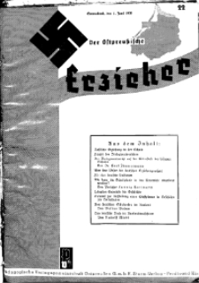 Der Ostpreussische Erzieher : das Schullandheim , 1935, H. 22.