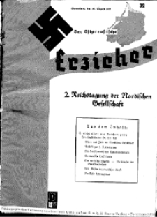 Der Ostpreussische Erzieher : das Schullandheim , 1935, H. 32.