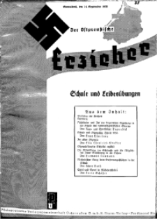 Der Ostpreussische Erzieher : das Schullandheim , 1935, H. 37.