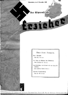 Der Ostpreussische Erzieher : das Schullandheim , 1935, H. 45.