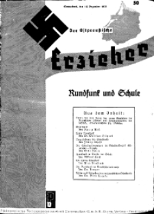 Der Ostpreussische Erzieher : das Schullandheim , 1935, H. 50.