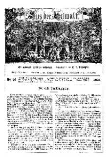 Aus der Heimath. Ein naturwissenschaftliches Volksblatt, 1860, No. 14.