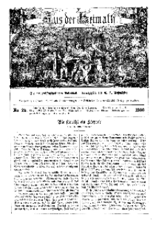 Aus der Heimath. Ein naturwissenschaftliches Volksblatt, 1860, No. 25.